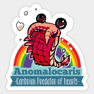 Anomalocaris cambrian predator of hearts Sticker